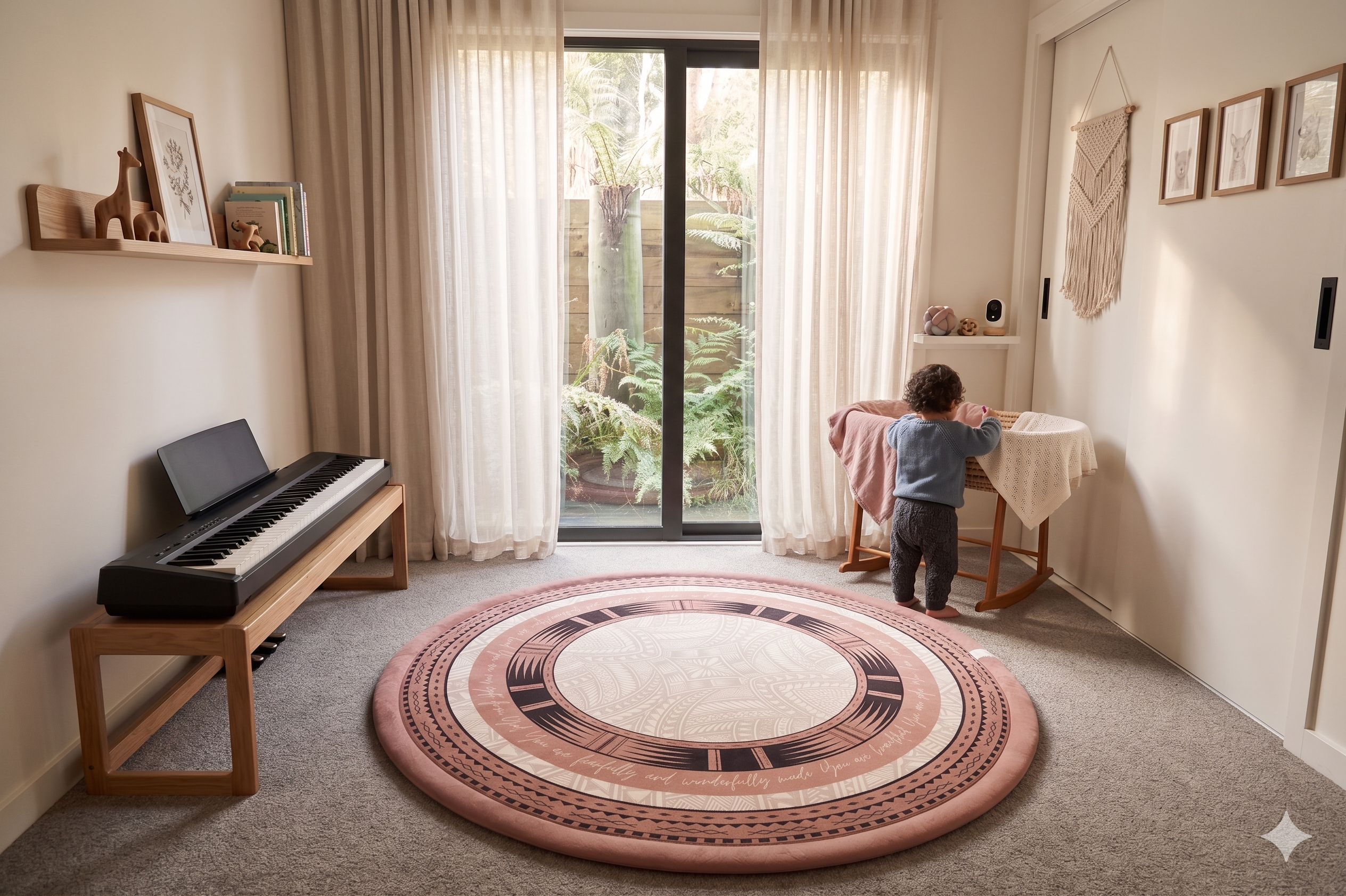 150cm pacific foam mat in nursery