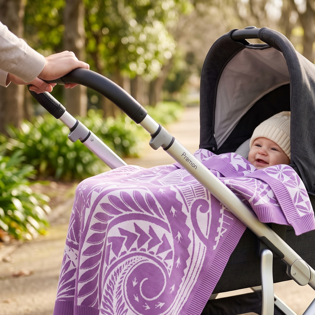 Organic Cotton Knit Blanket