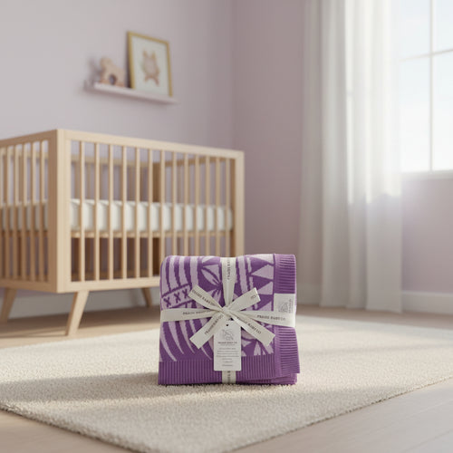 Organic Cotton Knit Blanket