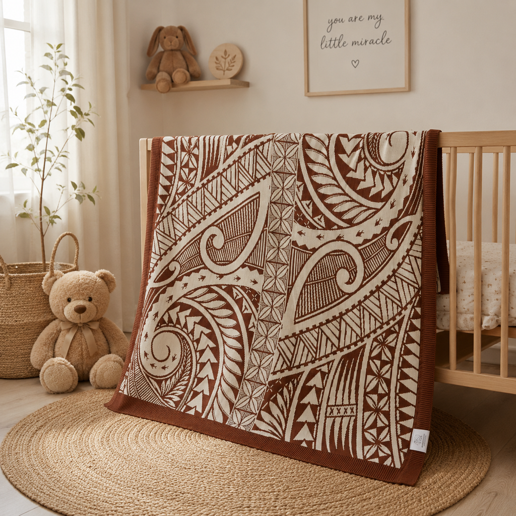 Organic Cotton Knit Blanket